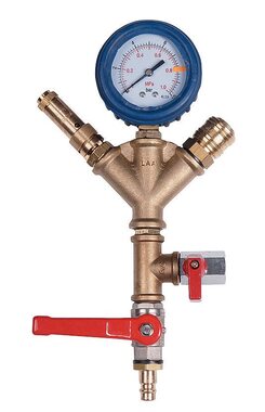 Safety and control gauge 8 bar-ZP 8