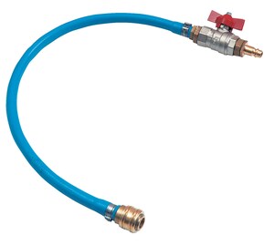 Absperrhahn mit Schlauch